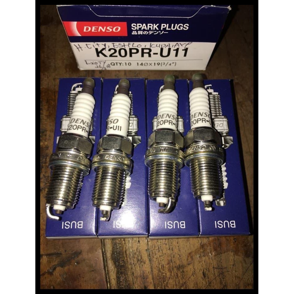 DISKON DENSO ORI K20PR-U11 BUSI AVANZA OLD ASLI APV K20PRU11 JAZZ CITY NW K20 