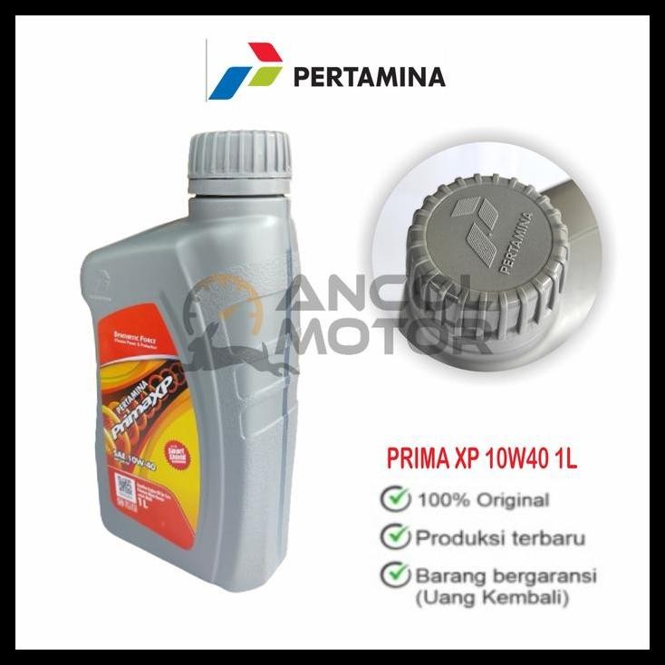 GRATIS ONGKIR PERTAMINA PRIMA XP 1 LITER 10W40 OLI MOTOR MOBIL
