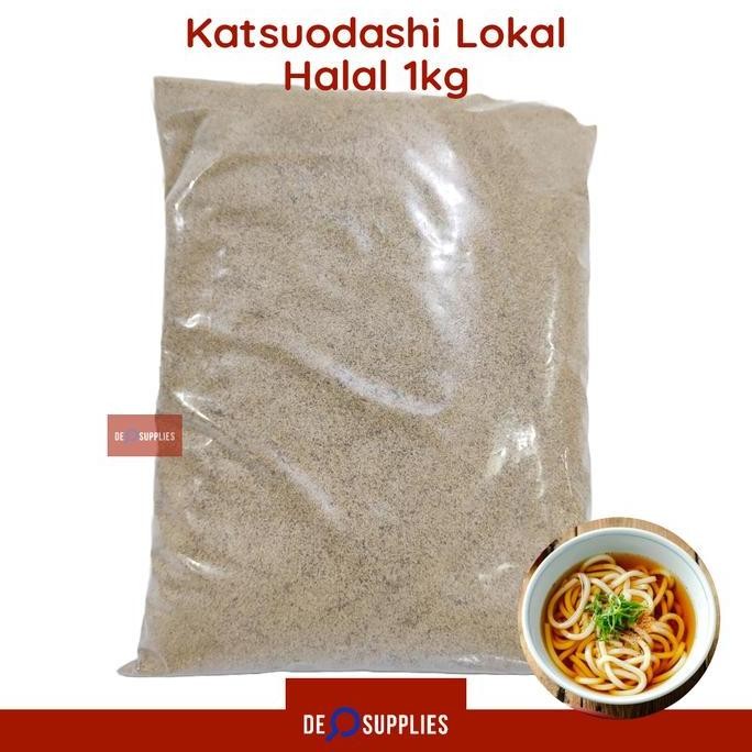 

Original Katsuodashi Bubuk Halal 1kg Bonito Powder Kaldu Dashi Katsuo Siap Pakai