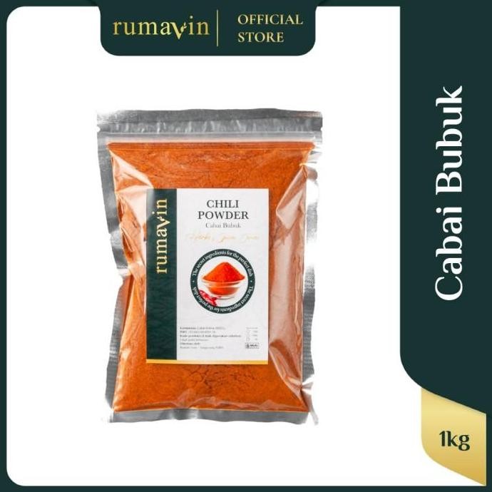 

Original Rumavin Chili Powder Premium Bubuk Cabai Halus Rempah Murni 100gr