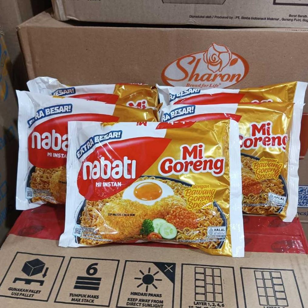 

New Model - Mie Nabati Richesee Soto Goreng Isi 5Pcs / Nabati Mie Instan