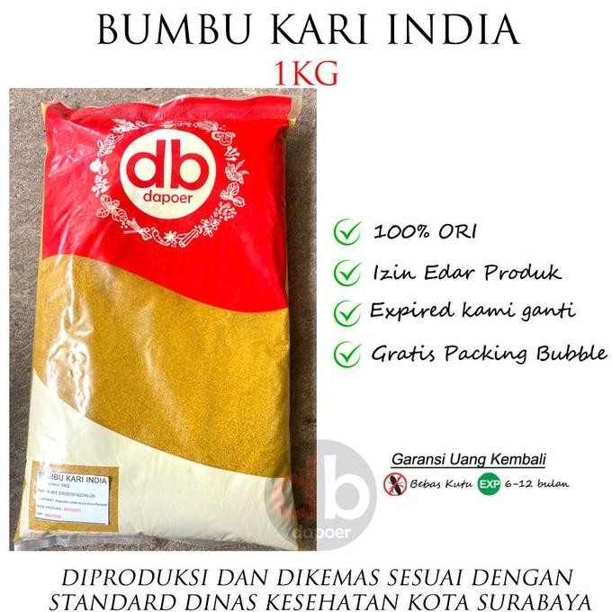 

Original Bubuk Kari India Indian Curry Powder Rempah Masakan India Premium
