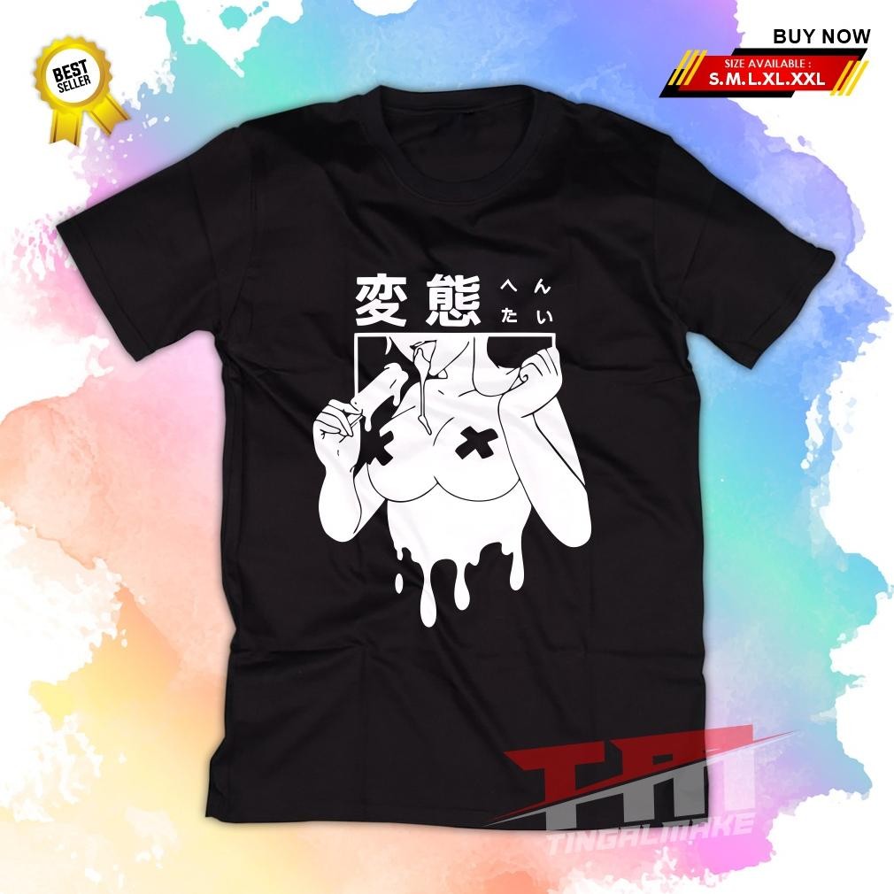 Promo Kaos Baju Hentai Ice Cream Anime Jepang Unisex Kaos Anime Jepang Unik Kaos Pria Wanita
