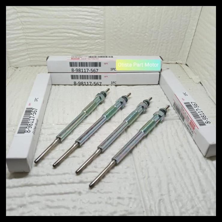 DISKON BUSI PEMANAS GLOW PLUG ISUZU NEW DMAX D-MAX D MAX NEW BARU 4JJ1 