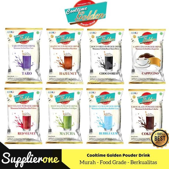 

Original Cooltime Powder Drink 1kg - Bubuk Minuman Aneka Rasa / Bubuk Pop Ice Premium