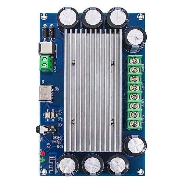 Power Amplifier 4 Channel 4X50W Bluetooth Tda 7388 Xh-A397 Kualitas Terbaik Harga Termurah