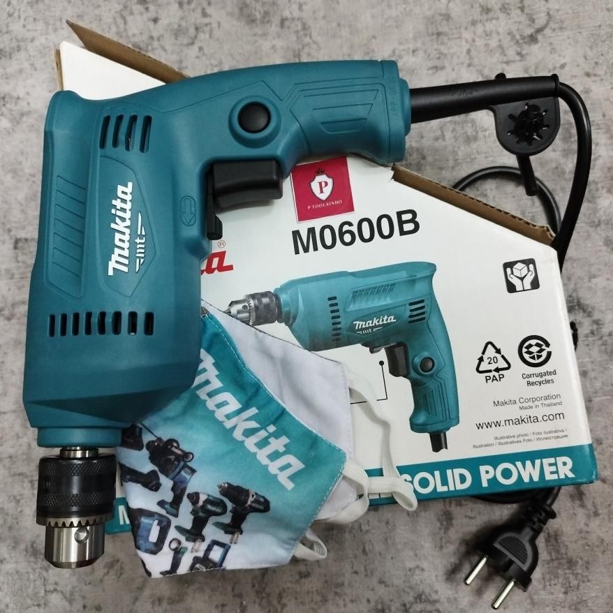 Model Makita Bor Listrik 10mm Mesin Bor Bolak Balik Untuk Bor Tembok Kayu