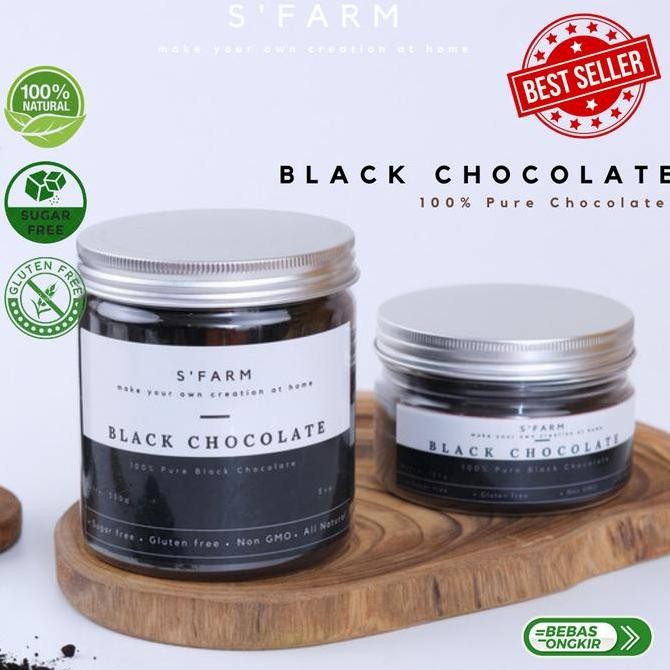 

Original Bubuk Coklat Asli 100% Black Chocolate Powder Premium - Cokelat Murni Repack