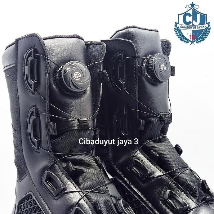 SEPATU PDL TALI PUTAR TACTICAL PRIA HITAM PDL BOOTS WATERPROOF SEPATU PDL TNI POLRI BRIMOB SEPATU PD
