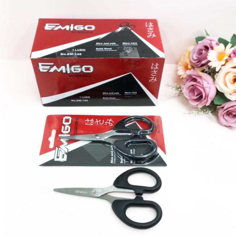 

Gunting Scissors Emigo Isi 12Pcs Emigo Em145 Grosir RB3