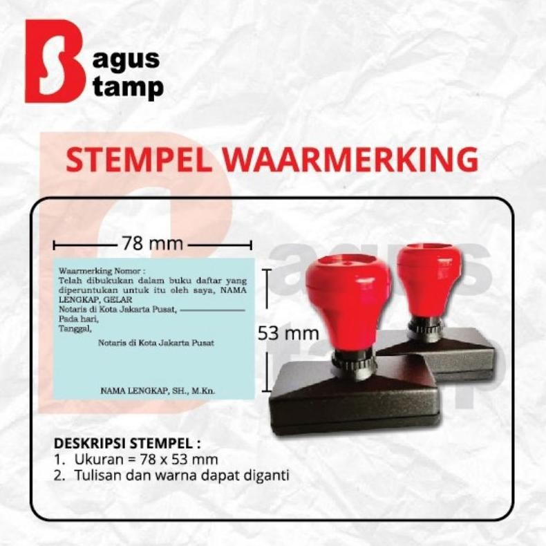 

Stempel Notaris / PPAT / Pengesahan Fotocopy RB3