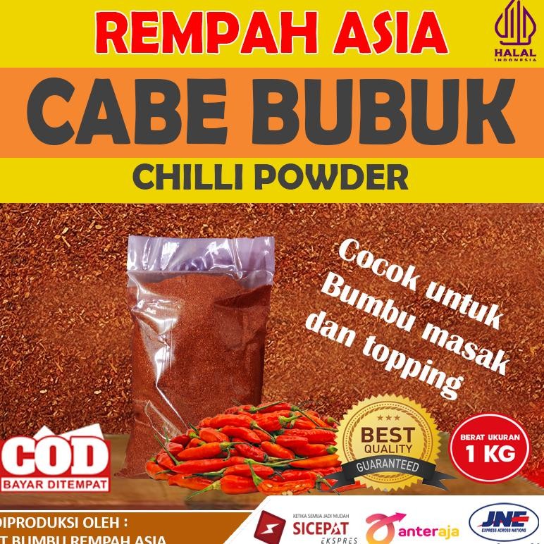 

Chilli Powder Cabe Bubuk 1 Kg Nugi