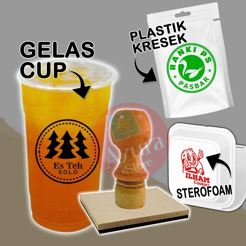 

STEMPEL PLASTIK / STEMPEL GELAS CUP / STEMPEL STEROFOAM / DESIGN CUSTOME FREE TINTA & CLEANER RB3