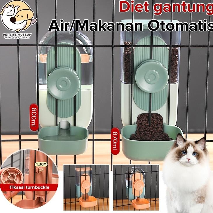 Tempat Minum Kucing Minum Tempat Makan Kucing Minum Gantung Kandang Tempat Makan Kucing Gantung