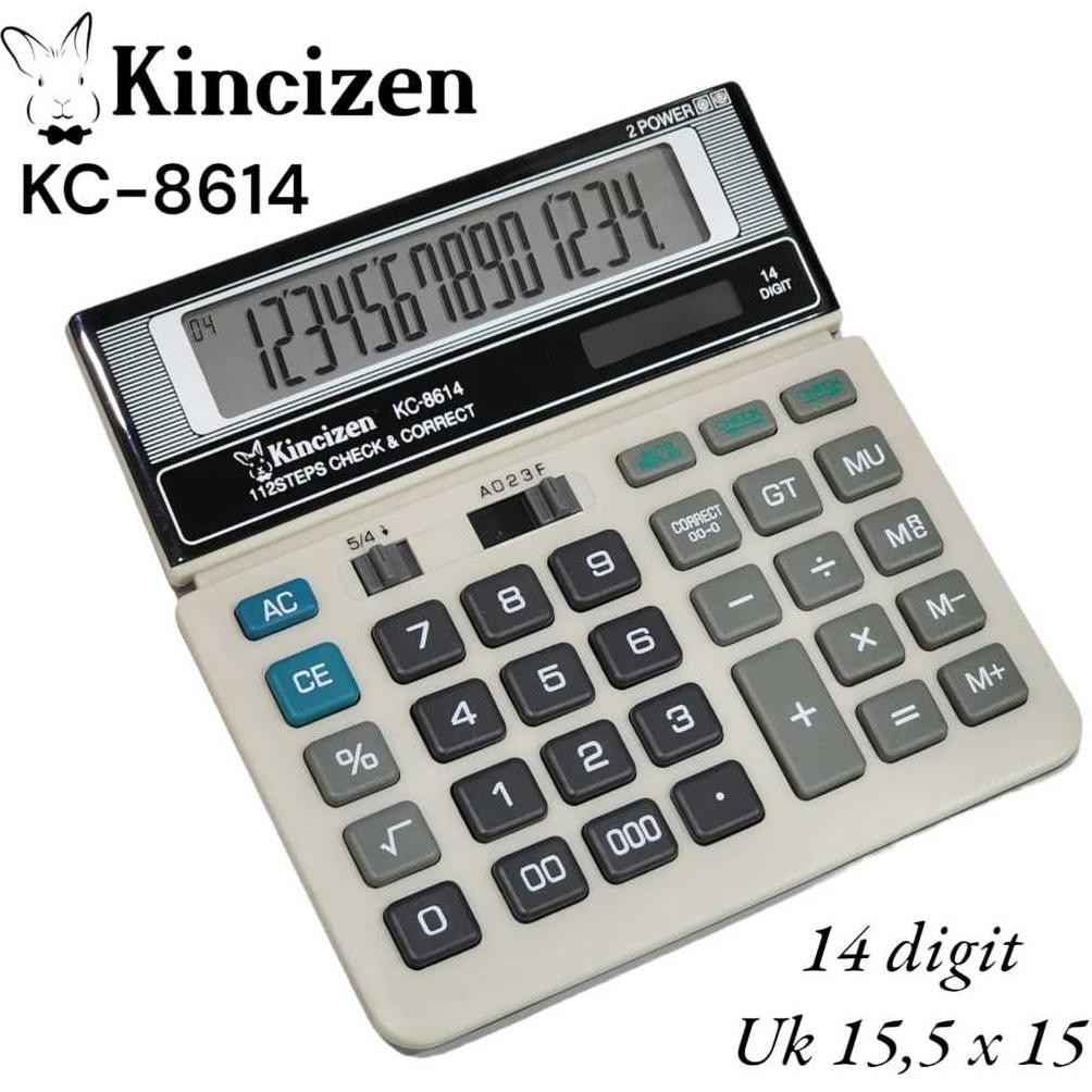 

Kalkulator Dagang Citizen 14 digit CT-8614 Cek dan Correct RB2