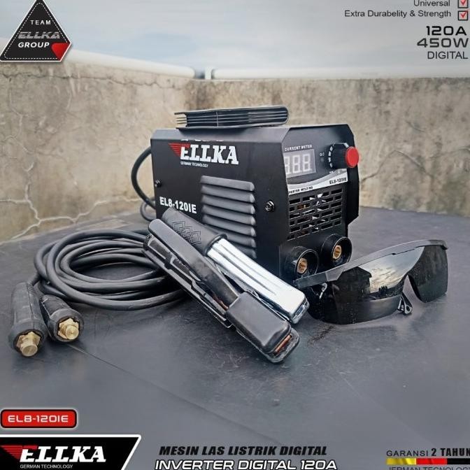 PAKET MESIN LAS ELLKA BOR SET 10MM GERINDA MESIN LAS INVERTER MMA 130A 380 WATT MESIN LAS LISTRIK ME