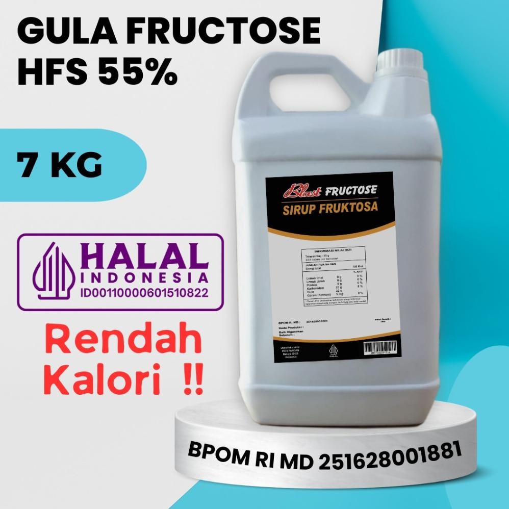 

Gula Cair Singkong - Gula Fructose Cair 7 Kg - Syrup Fruktosa Nugi