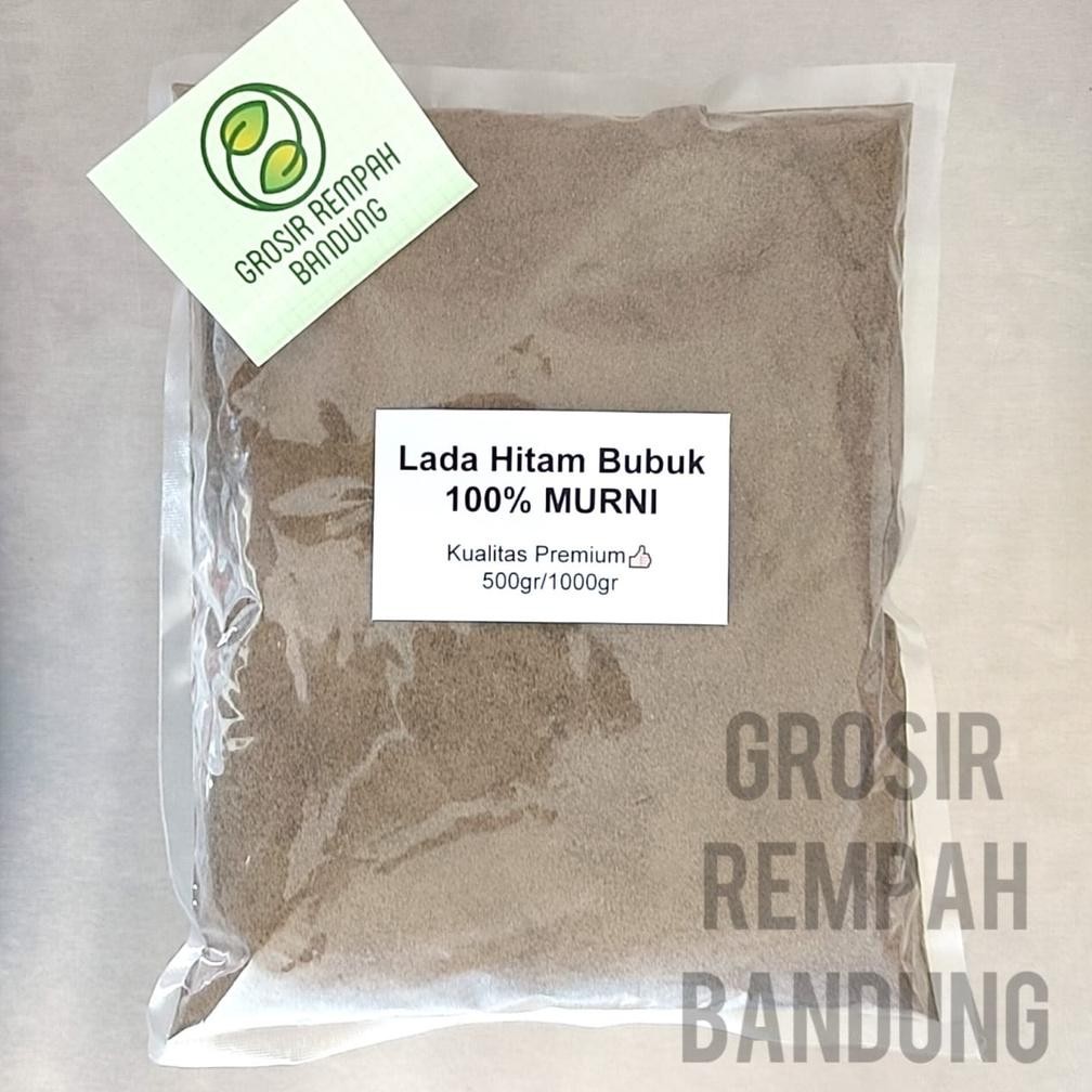 

Lada Hitam Bubuk / Murni / Rempah / Kualitas Terbaik Nugi