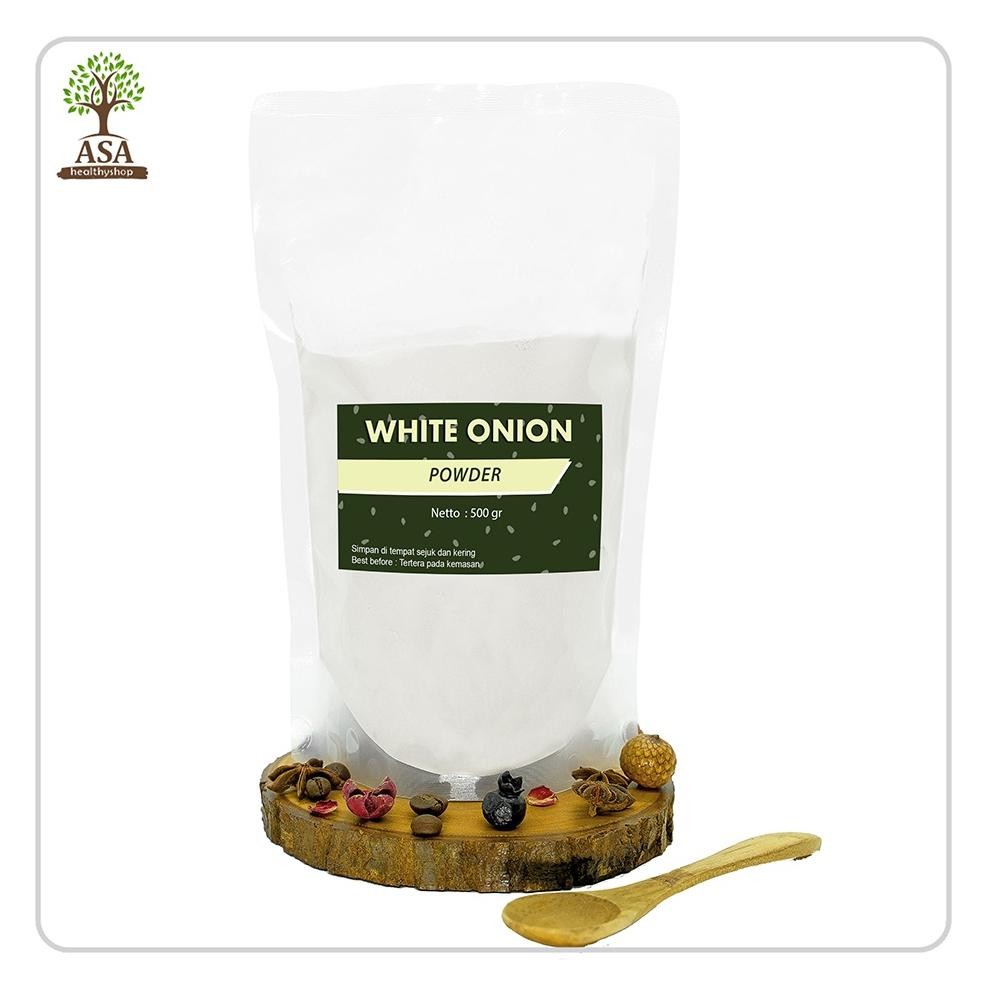 

White Onion Powder/Bubuk Bawang Bombay 500 Gram Nugi