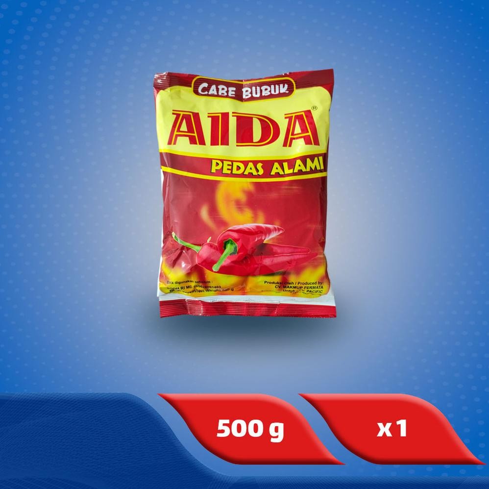 

Aida Cabe Bubuk 500g Aroma Pedas Alami Nugi