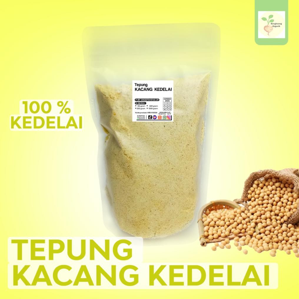 

Tepung Kedelai 500gr Gluten Free, MPASI, Protein Tinggi Nugi