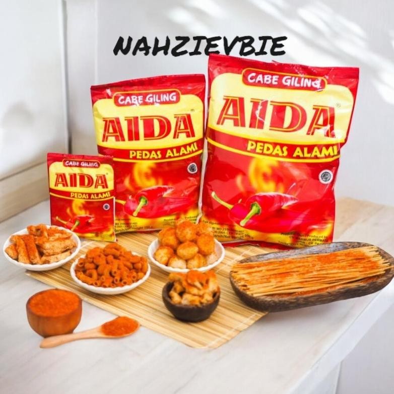 

Cabai Giling Bubuk Aida 500gr Pedas Asli Nugi