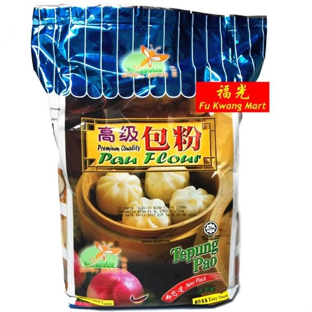 

Tepung Pau Pao Flour Premium Quality Happy Grass 1,2 kg Nugi