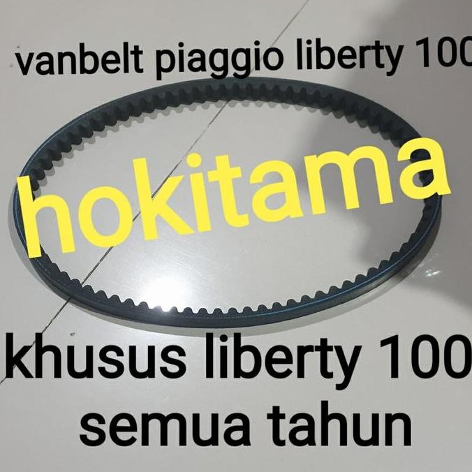 Baru Vanbelt Piaggio Liberty 100 - Drive Belt Original Piaggio Liberty 100Cc