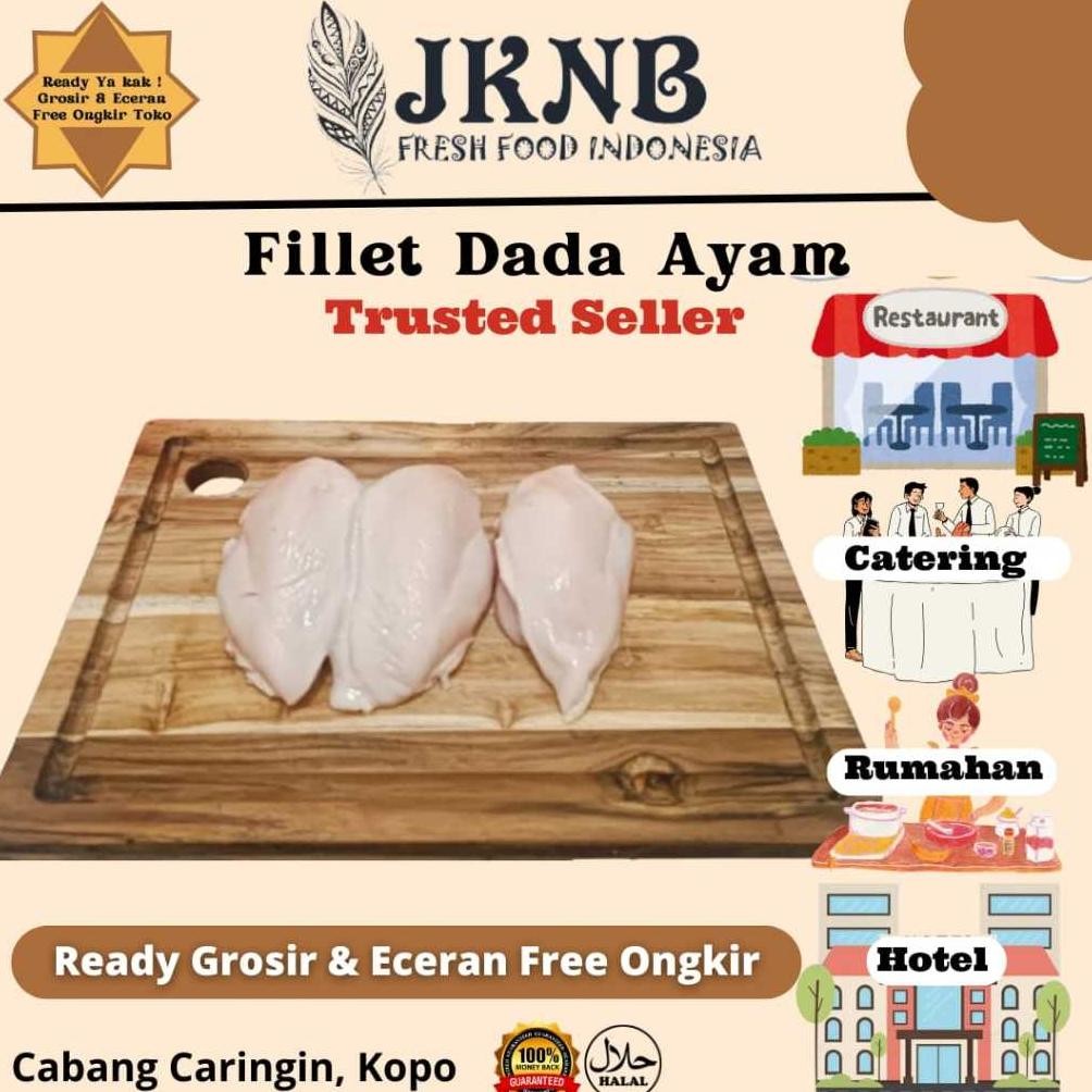 

Fillet Dada Ayam 1Kg Premium Sortir | JKNB Fresh Food Pangan Nugi