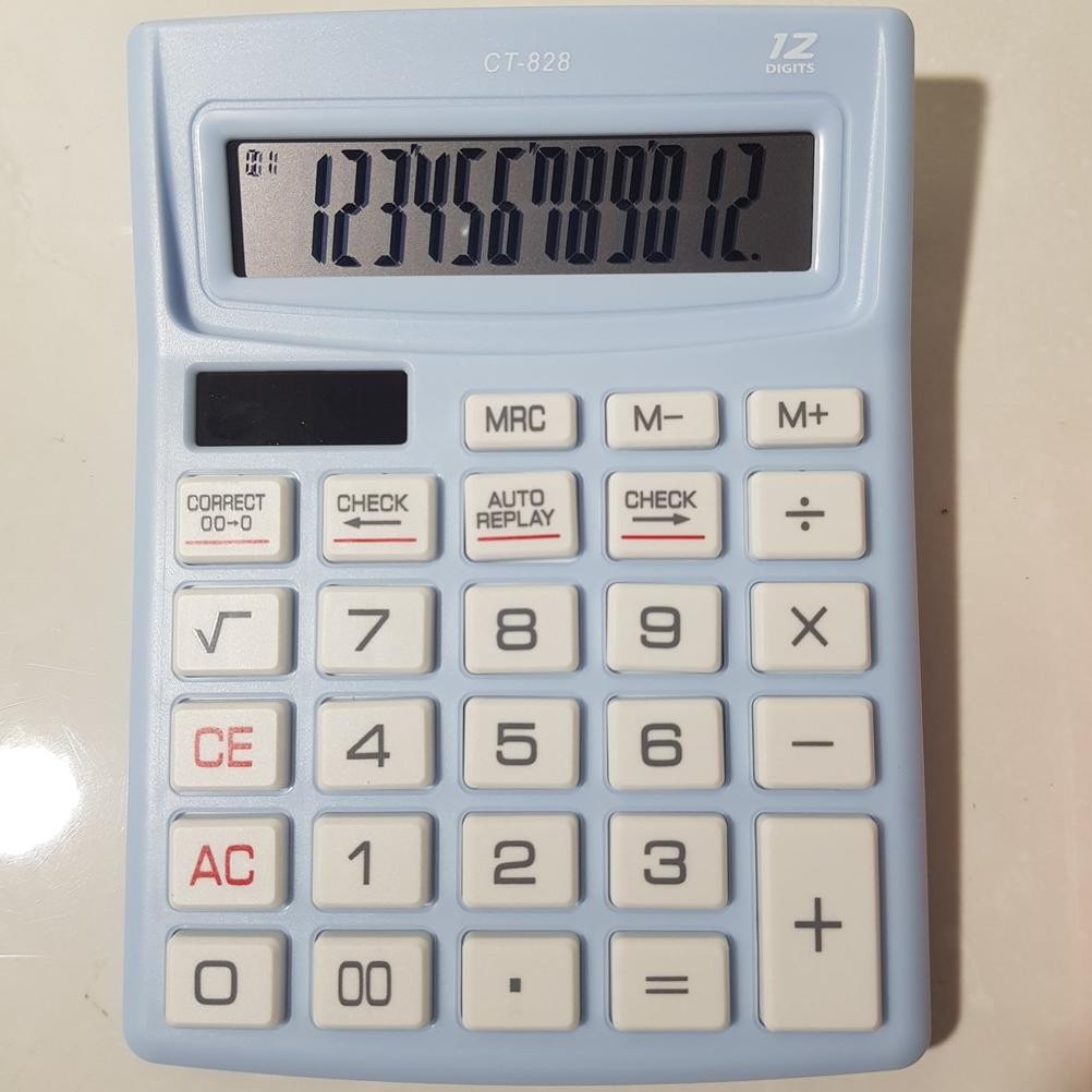 

Kalkulator Warna CM-805 12 Digit - Calculator Check Dual 2 Power RB2