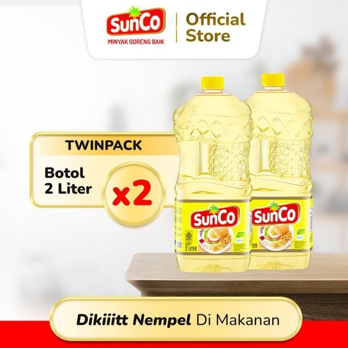 

SunCo Minyak Goreng Botol 2L - Twinpack bs