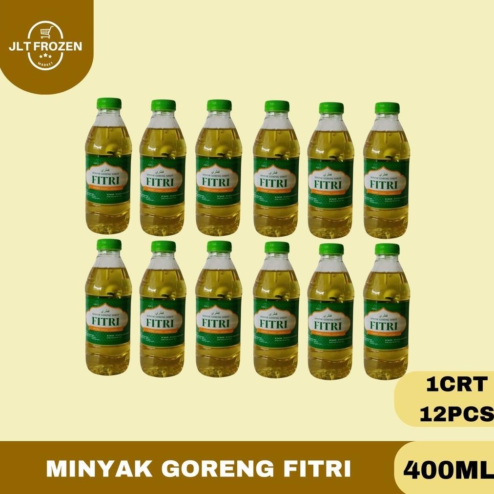 

Minyak Goreng Sawit / Minyak Goreng Fitri / 400ml 1 CRT / 12 PCS Nugi