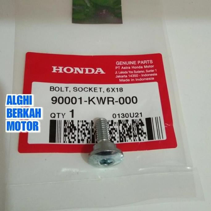 Baut L 6x18 Original Honda 90001-KWR-000 BARU