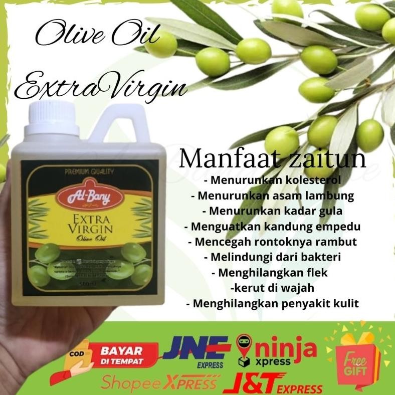 

MINYAK ZAITUN AL BANY EXTRA VIRGIN 500ml Organic Nugi