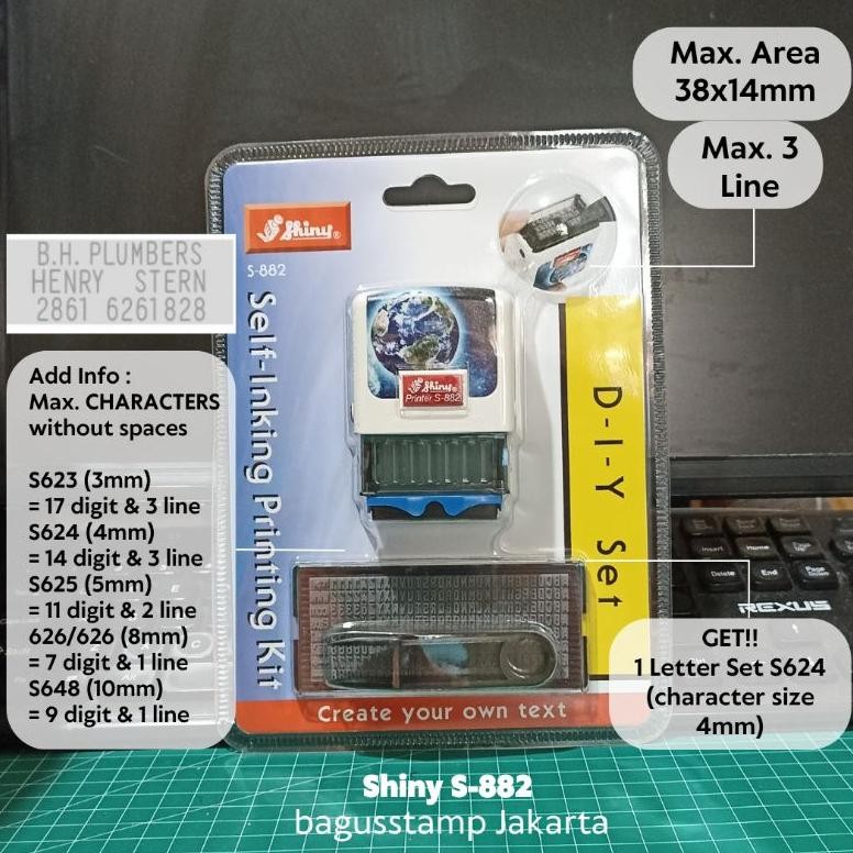 

Stempel Expired Shiny S882 S-882 S 882 / Stempel Bongkar Pasang RB3