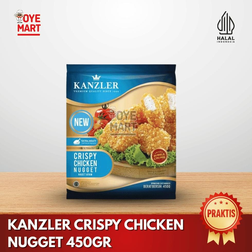 

KANZLER CRISPY CHICKEN NUGGET 450GR / NUGGET AYAM RENYAH Nugi