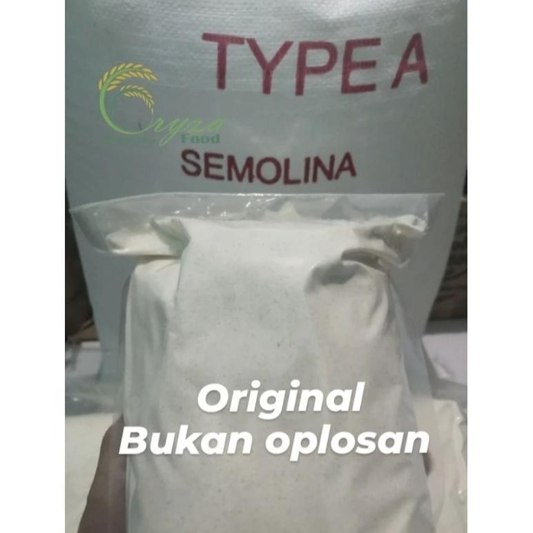 

SEMOLINA FLOUR / TEPUNG SEMOLINA CROWN 1KG Nugi