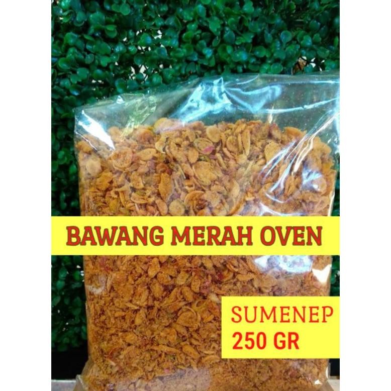 

Bawang Merah Oven Sumenep 250gr / Bawang Goreng Oven Panggang 250gr Nugi