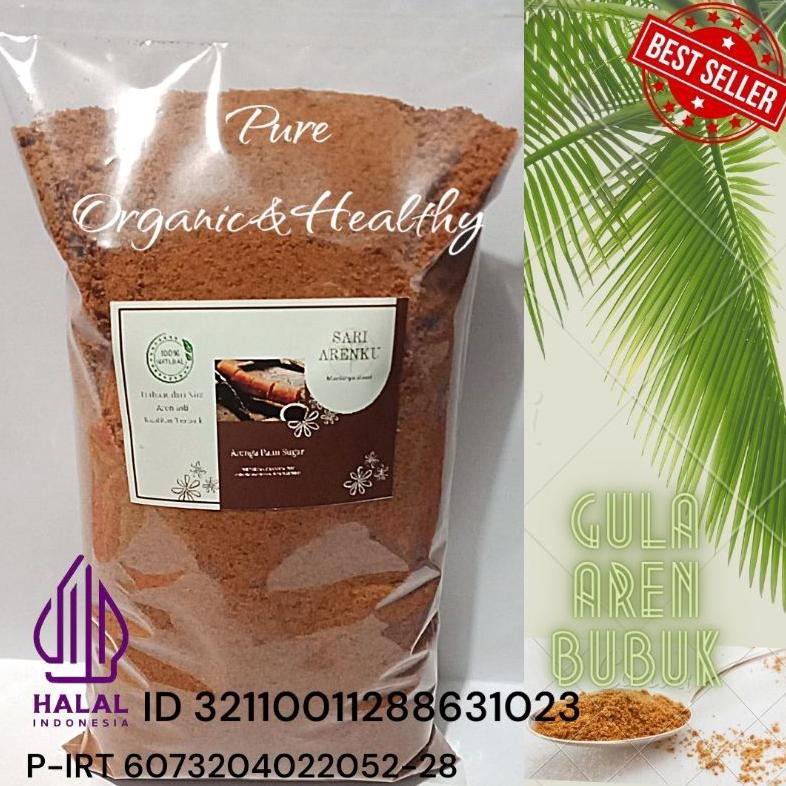 

Gula aren Semut bubuk palm sugar 1kg organik murni tanpa campuran Nugi