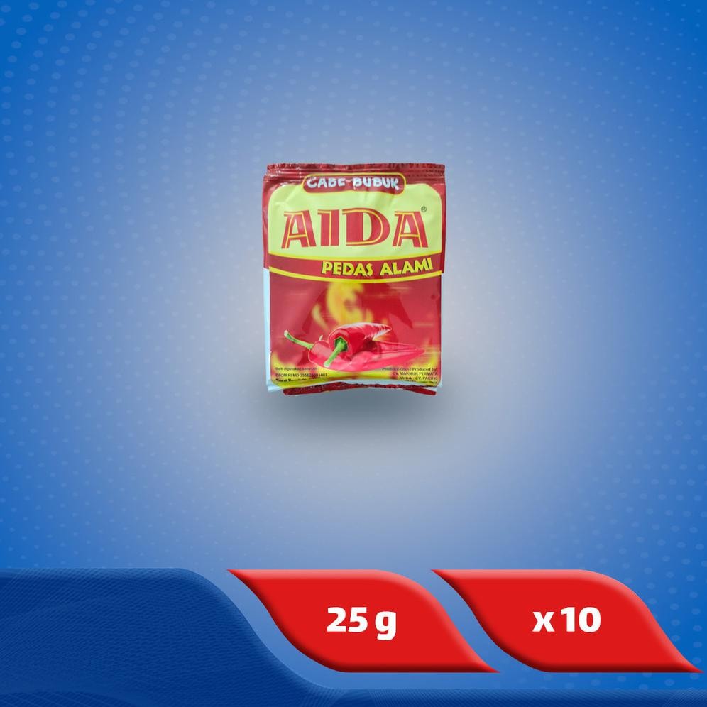 

Aida Cabe Bubuk / Giling 25 g x 10 Pcs Nugi