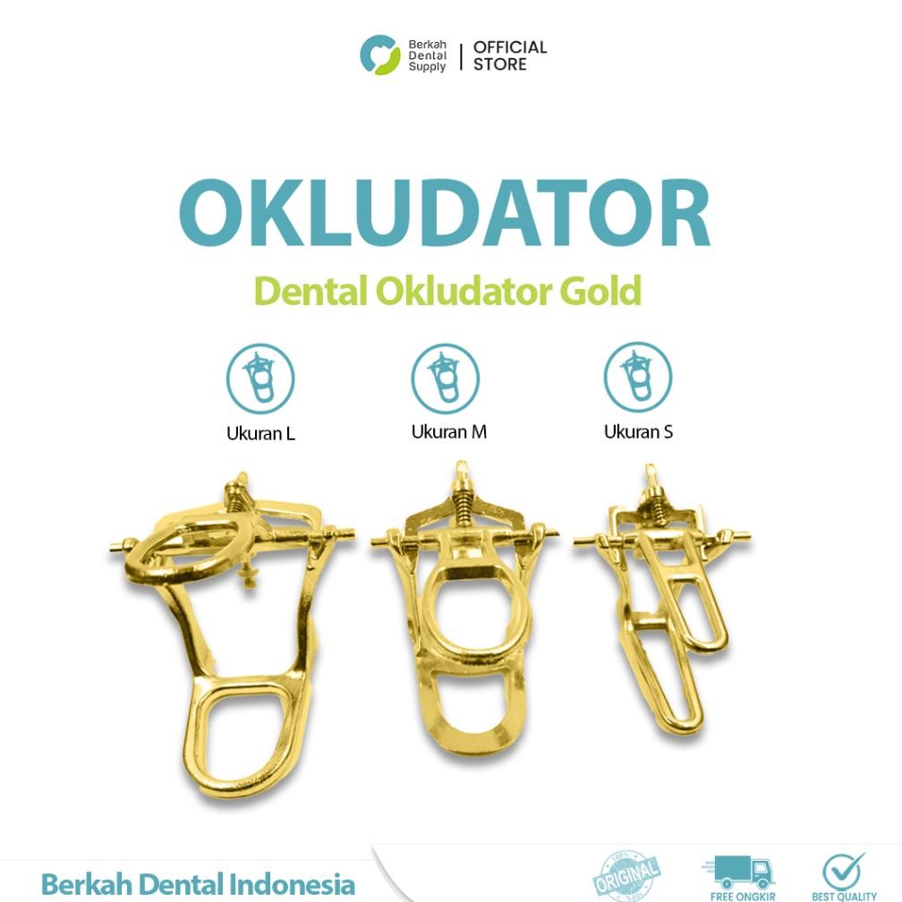 Dental Okludator / Okludator Dental / Ocludator Lab Gigi Kuningan Gold S M L