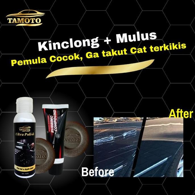 WM - Penghilang baret lecet halus di body, dan pengkilap cat body mobil & motor. Obat poles cocok di