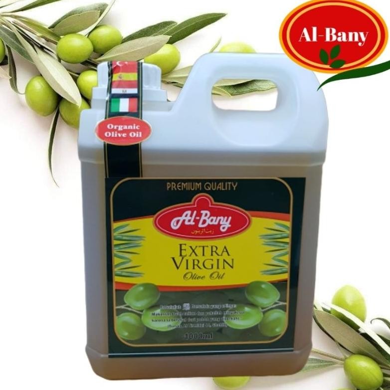 

Minyak Zaitun Extra Virgin AlBany 1liter (100% Zaitun) Nugi