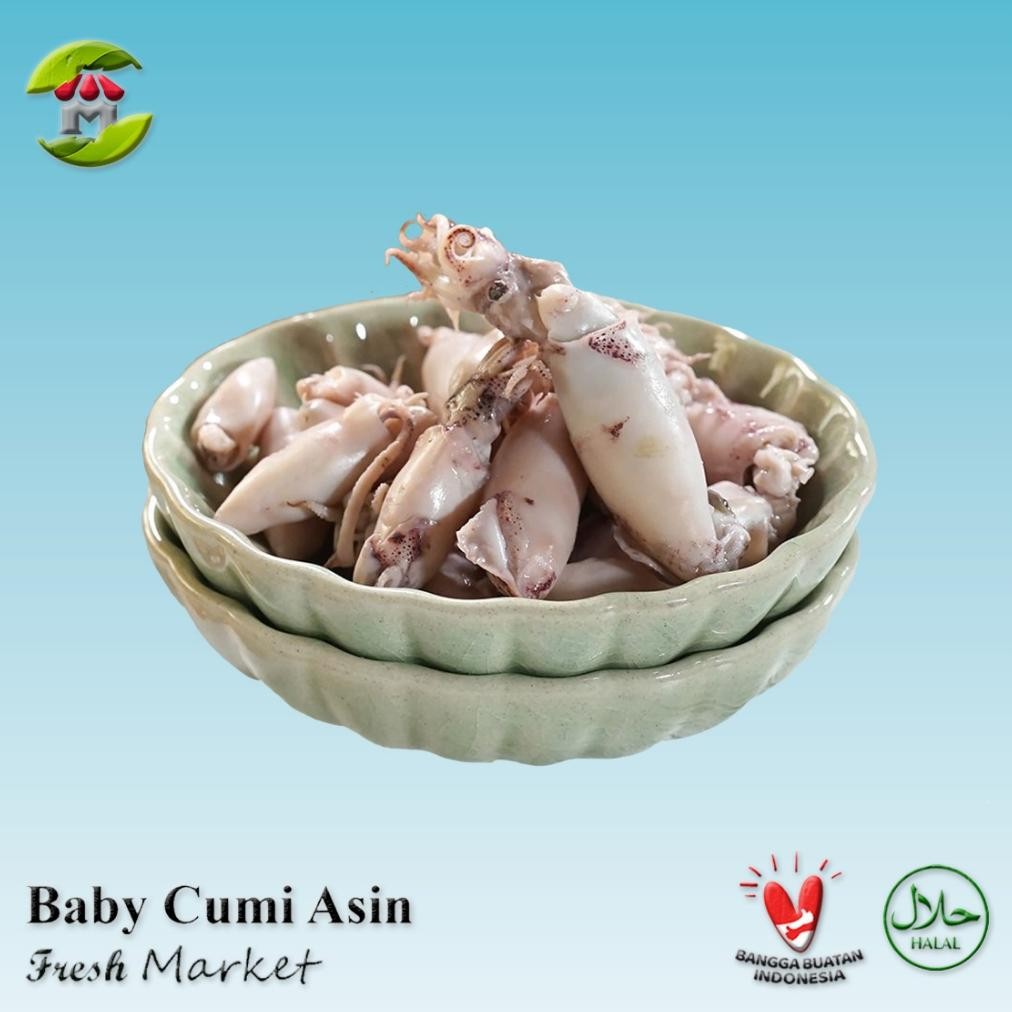 

[BOGOR] Baby Cumi Asin Pack 250gr Nugi