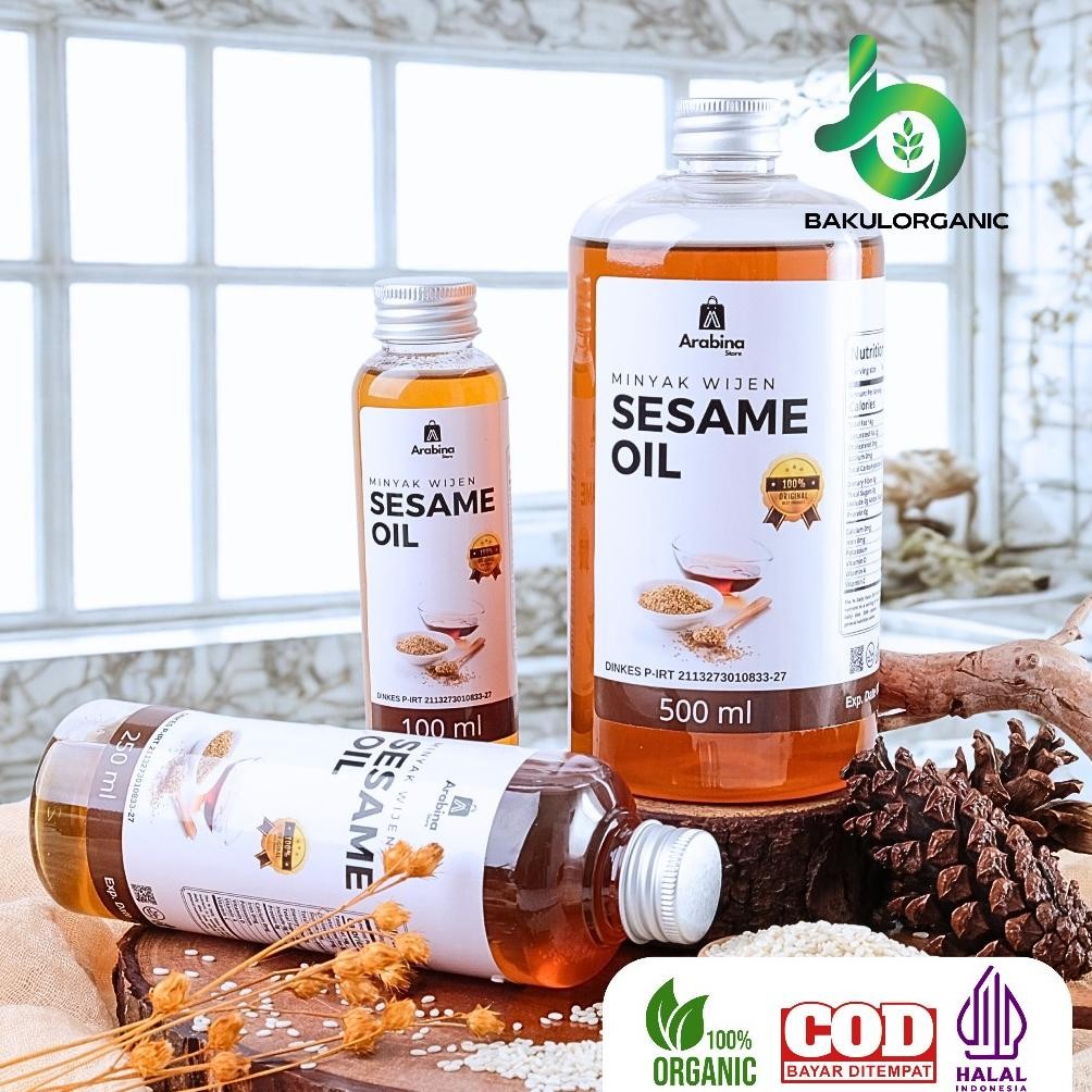 

Bakulorganic Minyak Wijen Halal Original Nugi