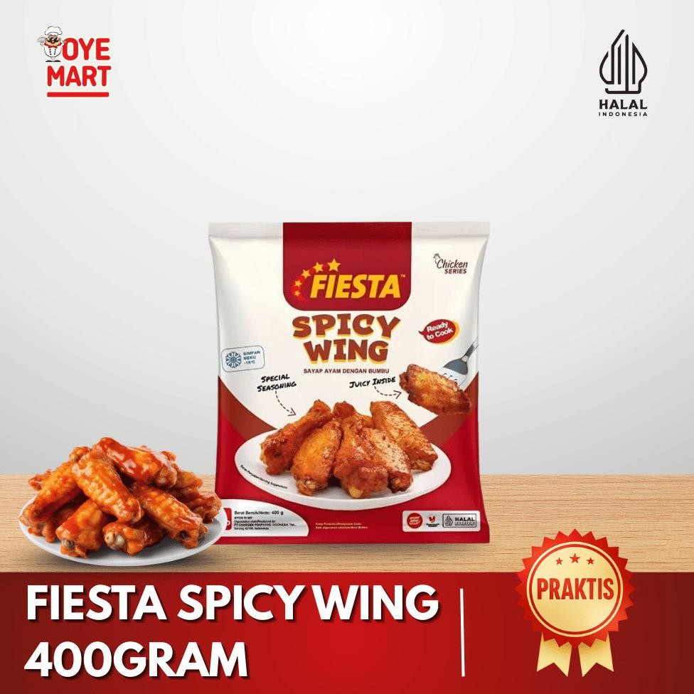 

Fiesta Chicken Spicy Wing 400g / Sayap Ayam Berbumbu Nugi