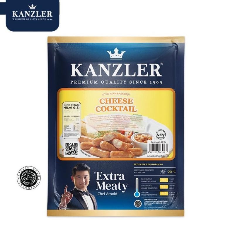 

Kanzler Sosis Cheese Cocktail 500 Gr Nugi