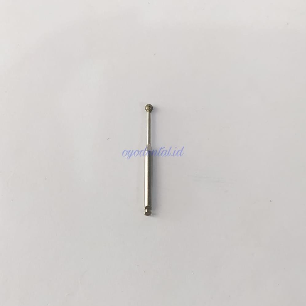 Dental round bur long shank low speed / bur bulat leher panjang Nugi