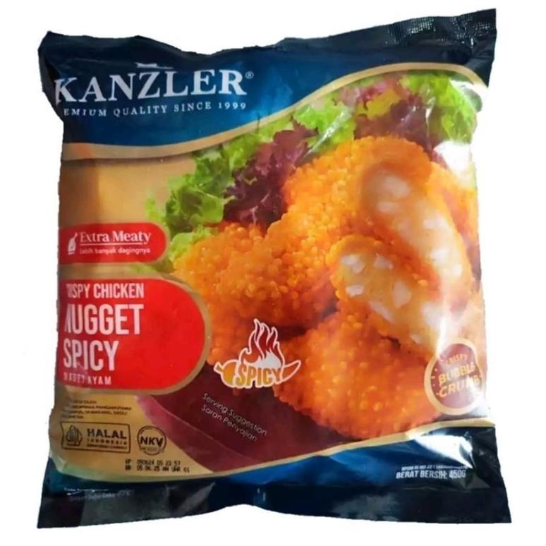 

Kanzler Crispy Spicy Nugget 450 Gr Extra Meaty Halal Nugi