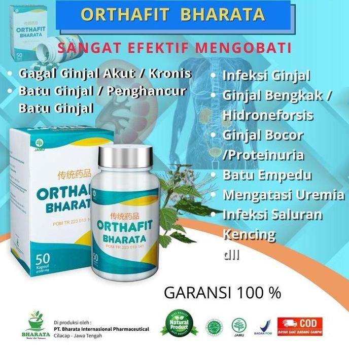 ORTHAFIT BHARATA ORIGINAL OBAT INFEKSI SALURAN KENCING HERBAL